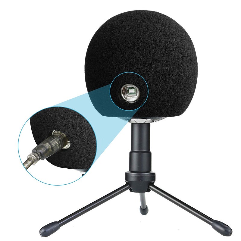 Chromlives Mic Foam Cover Compatible with Blue Snowball Ice,Pop Filfter Windscreen Cover Compatible with Blue Snowball - Image 4